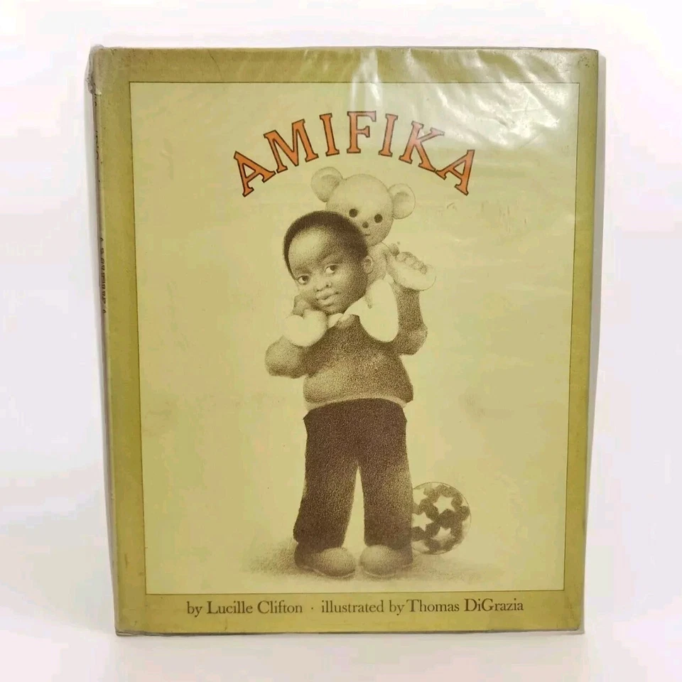 Amifika Picture Book By Lucille Clifton First Edition Ex-Library Hardcover 1977 - Image 1 of 4
