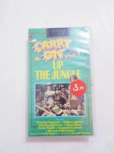CARRY ON UP THE JUNGLE 1970 FILM SIDNEY JAMES CINEMA CLUB VHS VIDEO TAPE UK PAL - Picture 1 of 12