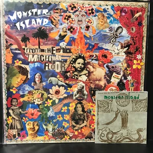 MONSTER ISLAND From The Michigan Floor VINYL Lp Record Original Pressing w book - Picture 1 of 20