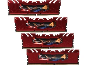 G.SKILL 16GB (4 x 4GB) Ripjaws 4 Series (PC4 19200) 2400 DDR4 F4-2400C15Q-16GRR - Picture 1 of 1