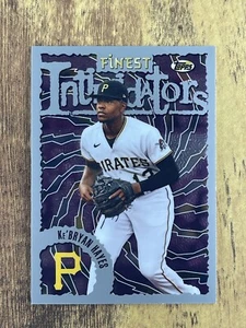 2023 Topps Finest Flashbacks Ke'Bryan Hayes 117 Uncommon Silver Intimidator Card - Bild 1 von 2