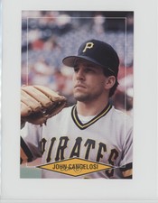 1990 Homers Cookies Pittsburgh Pirates John Cangelosi