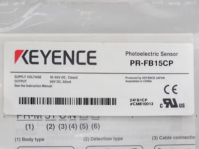 New KEYENCE PR-FB15CP PRFB15CP Laser Sensor Expedited Shipping
