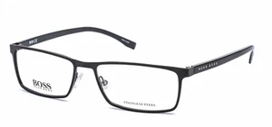 New Hugo Boss Reading Glasses 0767 QIL Matte Black 57-17 Stainless Frame Readers - Picture 1 of 2