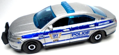 2020 MATCHBOX FORD INTERCEPTOR AIR FORCE SILVER 1:70 DIECAST 2 7/8" POLICE CAR - Image 1 of 4
