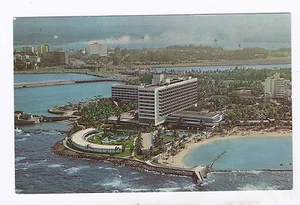CARIBE HILTON,SAN JUAN, PUERTO RICO , PC,USED  , 60'S - Picture 1 of 2