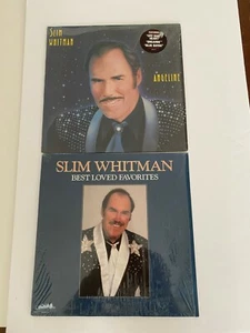 Slim Whitman Vinyl LPs Lot of 2 Angeline & Best Loved Favorites - Picture 1 of 2