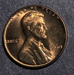 1960 Uncirculated Lincoln Memorial Cent #V11