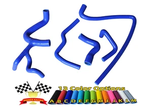 SILICONE RADIATOR& HEATER HOSE ROVER MINI COOPER 1275CC W/HIF44 CARB 90-92 Blue - Picture 1 of 5