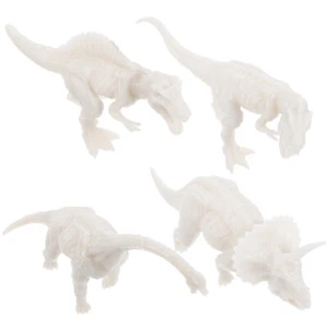 4 Pieces Dinosaurier-Modellspielzeug Kleinkind Mini-Dinosaurierfiguren - Afbeelding 1 van 12