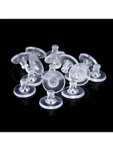 50 X COMFORT FIT Earring Butterfly Back Findings Stoppers Holders Jewellery *UK - Picture 1 of 5
