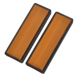Motorcycles Front Fork Leg Reflective Yellow Reflector Universal For Ducati ATV - Foto 1 di 9