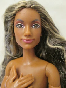 Nude Disney Little Mermaid Indira Hybrid Doll Made to Move Body Variegated Hair - Picture 1 of 11