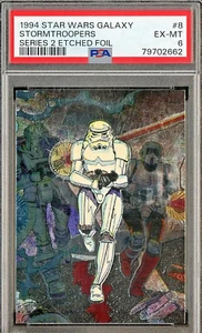 RARE 1994 Star Wars Galaxy Series 2 Etched Foil #8 Stormtroopers PSA 6 - Picture 1 of 2