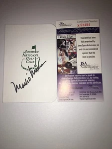 MARK O’MEARA SIGNED MASTERS GOLF SCORE CARD RARE JSA - Picture 1 of 2