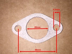 Isolierflansch 5mm für ZENITH Vergaser Durchmesser 28 - Bild 1 von 2