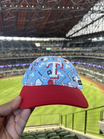 Texas Rangers Kids Hat SGA 6/4 Special Ticket. FREE SHIPPING Cover