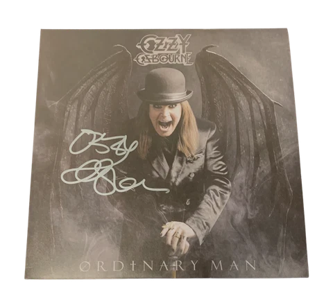 OZZY OSBOURNE SIGNED 'ORDINARY MAN' ALBUM VINYL LP AUTOGRAPH BECKETT COA 0 Cover
