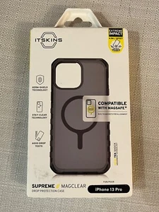 Funda protectora ITSKINS Supreme Magclear grafito para iPhone 13 Pro - Imagen 1 de 3