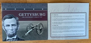 GETTYSBURG 150th Anniversary Currency Set - Two Notes 		$5 & $2 From BEP - Picture 1 of 7