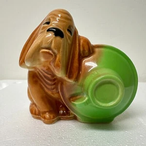 Vintage Shawnee 610 Planter HOUND DOG and MOONSHINE JUG in Great Condition - Picture 1 of 12