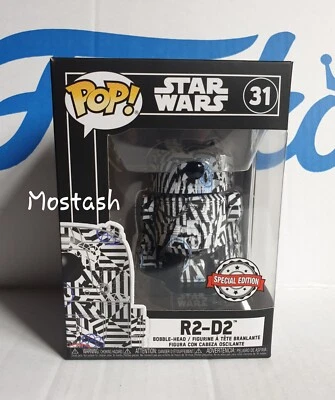 Funko Pop Star Wars R2-D2 #31 Futura Art Series Special Edition - Image 1 of 4