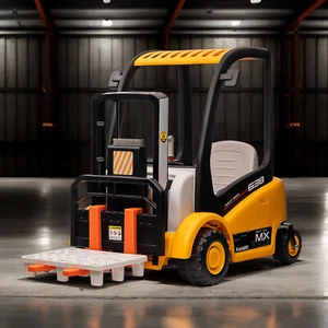 12V Kids Ride on Forklift Car Battery Powered W/ Top Liftable Fork Pallet Remote - Picture 1 of 16