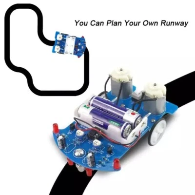 D2-5 DIY Kit Intelligente Tracking Line Car Suite Gleichstrommotor Elektronische - Bild 1 von 4