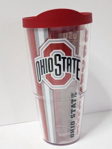 Tervis  Ohio State University Buckeyes OSU Tumbler 24oz Brutus w/ Red Lid Cover