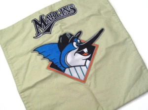 Pottery Barn Kids Marlins Decorative Baseball Sports Team Pillow Cover Sham New - Picture 1 of 5