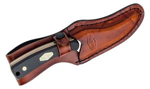 Schrade 152OT Old Timer Sharpfinger Fixed 3.3" Satin Clip Point Blade w/Leather - Picture 1 of 5