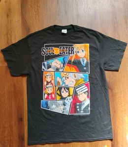 Vintage 2009 SOUL EATER Japanese Manga Anime Character T-Shirt L Comic TV - Picture 1 of 7