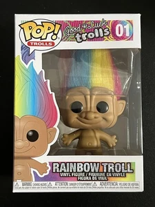 Funko Pop Good Luck Trolls Rainbow Troll Vinyl Figure #01 - Picture 1 of 6
