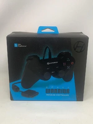Hyperkin Brave Warrior Premium Controller for Playstation 2 PS2 Black M07303-BK - Image 1 of 4
