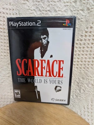 # 632 Rare Scarface The World Is Yours PS2 W/Y-Fold From Factoy Black Label New - Image 1 of 4