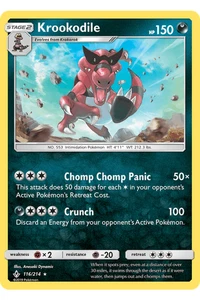 116 / 214 Krookodile - Rare - Picture 1 of 1