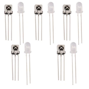 5 Pairs Universal Remote Control IR Receiver & Transmitting - Zdjęcie 1 z 6