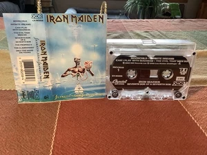 IRON MAIDEN Seventh Son Of A Seventh Son Cassette Tape 1988 Used Free USA Ship - Picture 1 of 2