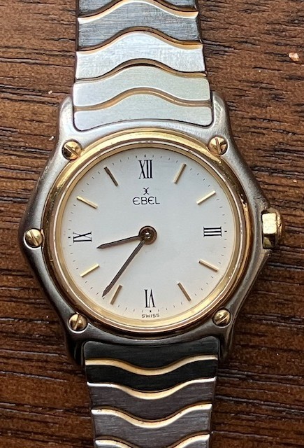 EBEL 手巻　Cal.97B ヴィンテージ OLD SMITH 90-007 自動巻き スモールセコンド ブルースティール