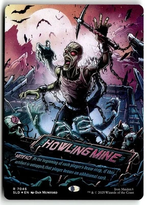 IN-HAND - Howling Mine - Secret Lair x IRON MAIDEN ENG *FOIL* RARE BONUS CARD - Image 1 of 2