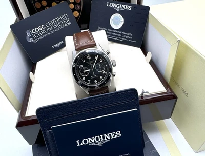 2024 Longines Spirit Flyback Chronograph L3.821.4.53.2 Box/Papers - NO RESERVE! - Image 1 of 4
