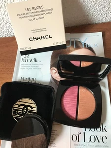 CHANEL les beiges poudre belle mine lumière dorée Highlighter  Duo Eclat du soir - Bild 1 von 5