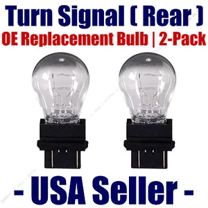 Rear Turn Signal/Blinker Light Bulb 2-pack Fits Listed Ford Vehicles - 3357 - Picture 1 of 1