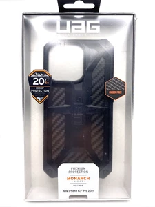 UAG Monarch Carbon Fiber Case for iPhone 13 Pro (6.1" /Large Camera) Black - Picture 1 of 4