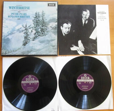 SET 270-1 WBG Schubert Winterreise Pears Britten 2LP NEAR MINT Decca ED2 WBg - Image 1 of 4
