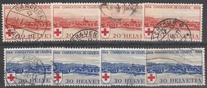 355) SWITZERLAND 1939 - RED CROSS 1939 USED SETS - PERFECT - Picture 1 of 1