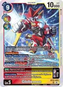 Globemon BT21-023 SR NM World Convergence Digimon TCG - Bild 1 von 1