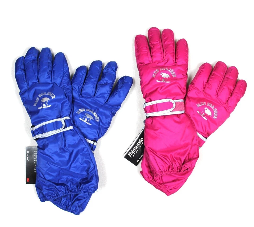 MaxiMo 3M THINSULATE Kinder Thermo-Handschuhe Reflektion Klettverschluss Gr.5, 6 — 第 1/1 张图片
