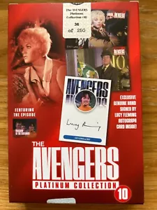 THE AVENGERS PLATINUM COLLECTION 10 BOX BASE SET & LUCY FLEMING AUTOGRAPH - Bild 1 von 1