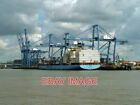 Photo  Pile 'Em High Container Ship 'Olaf Maersk' At Tilbury Docks. 2011